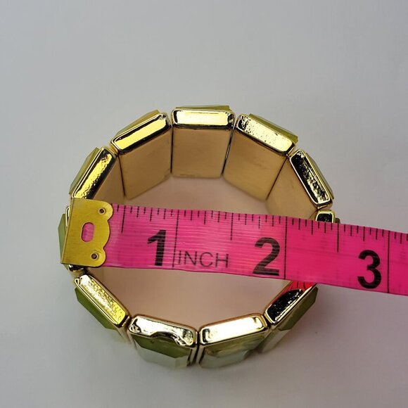 Green Stretch Fashion Bracelet Casual Wrap Bracelet - Picture 5 of 7